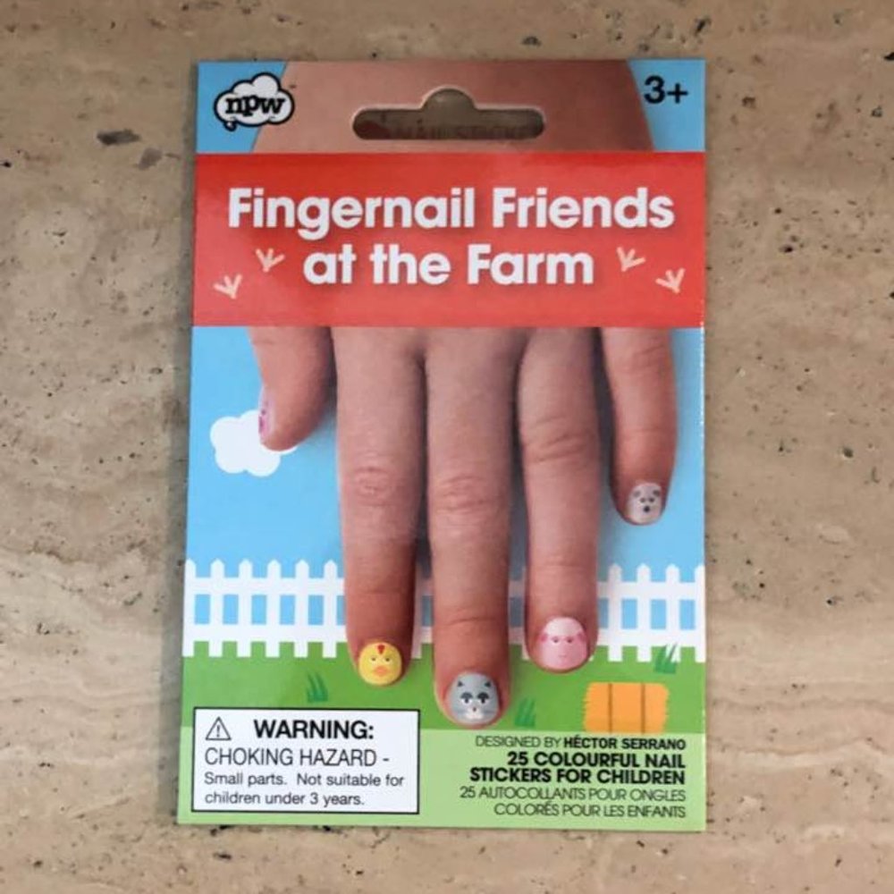 NPW Colorful Fingernail Stickers for Kids (NEW)